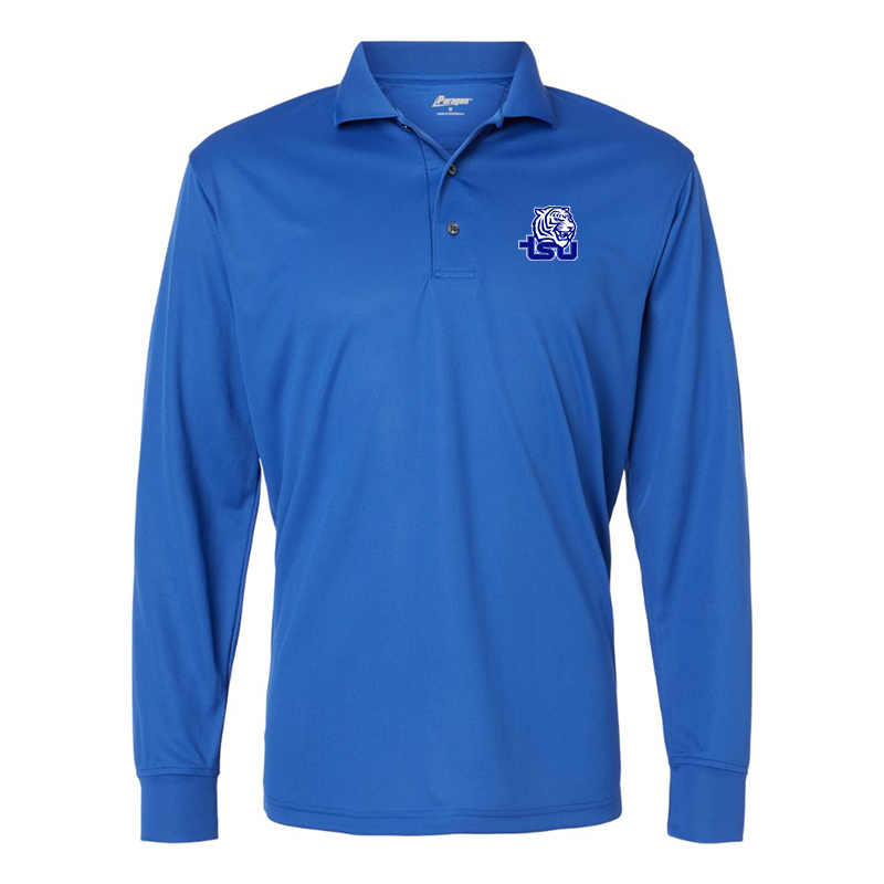 Men's  Tennessee State Tigers Paragon Prescott Long Sleeve Polo